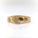 Rare Antique Gimmel Ring Fede Gimmal Circa 1880's Victorian Hands Opening Wedding Ring 10k Yellow Gold