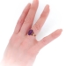 Antique 4.28ct Oval Amethyst Solitaire Ring Circa 1900's Art Nouveau Birthstone Statement Ring 14k Rose Gold