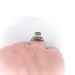 Antique Emerald Cut Amethyst Solitaire Ring Circa 1928 9.85ct Art Deco Birthstone Statement Ring 14k