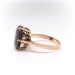 Antique 7ct Oval Garnet Solitaire Ring Circa 1920's Edwardian Birthstone Statement Ring 12k Rose Gold