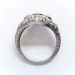 Art Deco Engagement Ring Circa 1930's 1.07ct t.w. Vintage Old Wedding Anniversary Ring Platinum