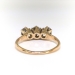 Antique 1.43ct t.w. Diamond Anniversary Engagement Ring Circa 1900's 14k Rose Yellow Gold