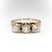 Antique 1.43ct t.w. Diamond Anniversary Engagement Ring Circa 1900's 14k Rose Yellow Gold