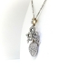 Antique Diamond Heart Pendant Circa 1915 1.36ct t.w. Old European Cut Rose Cut Necklace Platinum 18k Yellow Gold