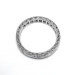 Estate Diamond Wedding Band .50ct t.w. Wide Bead Pave' Set Hand Engraved Stacking Anniversary Ring Platinum