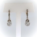 Art Deco Diamond Earrings Circa 1930's .93ct t.w. 18k Yellow White Gold Wedding Chandelier Drops