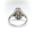 Antique Diamond Cocktail Ring Circa 1920's .76ct. tw. Old Mine Cut Edwardian Statement Engagement Ring 18k White Gold