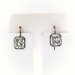 Antique Style Moissanite Diamond Earrings 6.62ct t.w. Victorian Unique Old Mine Cushion Cut Drop Wedding Earrings 10k Rose White Gold