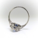 Antique Marcus & Co Circa 1920's Edwardian 1.42ct t.w. Natural Blue Sapphire Diamond Ring Platinum