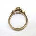 Rare Antique Gimmel Ring Fede Gimmal Circa 1900's Vintage Hands Opening Wedding Ring 10k Yellow Gold Size 8.5