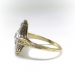 Antique Edwardian Diamond Ring Circa 1920's .54ct t.w. Old European Cut Diamond Filigree Hand Engraved Unique Ring 18k Yellow White Gold