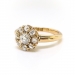 Antique Diamond Engagement Ring .88ct t.w. Circa 1899 Victorian Old European Cut Halo Wedding Ring 18k Yellow Gold