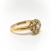 Antique Diamond Engagement Ring .88ct t.w. Circa 1899 Victorian Old European Cut Halo Wedding Ring 18k Yellow Gold