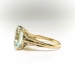 Vintage Emerald Cut Aquamarine Ring Circa 1940's Vintage 5.85ct Cocktail Wedding Engagement Birthstone 14k Yellow Gold Solitaire Ring