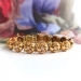 Antique Diamond Button Bracelet Victorian Circa 1890's .45ct t.w. Vintage Old European Cut Tennis Bracelet 18k Yellow Gold 6.5' Inch Wrist