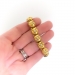 Antique Diamond Button Bracelet Victorian Circa 1890's .45ct t.w. Vintage Old European Cut Tennis Bracelet 18k Yellow Gold 6.5' Inch Wrist