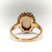 Antique Opal Diamond Ring 1900's Vintage 1.93ct t.w. Natural Opal Old European Cut Diamond Halo Engagement Birthstone Ring 14k Yellow Gold