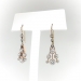 Antique Diamond Drop Earrings Art Nouveau 1900's 1.38ct t.w. Old European Cut French Chandelier Earrings 14k 18k Yellow Gold Silver 