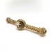 Antique Love Knot Diamond Brooch Circa 1890's .28ct Old European Cut Bar Lapel Lovers Bar Pin 14k Yellow Gold