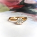 Antique Tiffany & Co .83ct Old European Cut Diamond Circa 1915 Edwardian Solitaire Wedding Anniversary Ring 14k 18k Yellow Gold