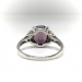 Vintage Purple Spinel Diamond Ring Mid-Century Retro 1940's 2.93ct t.w. Grape Natural Spinel Cocktail Statement Ring 14k White Gold