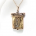 Antique Diamond Anchor Locket Victorian 1880's Rose Cut Diamond Pendant Vintage Memento Mori Necklace 14k Rose Gold