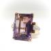 Large Vintage Emerald Cut Amethyst and Diamond Cocktail Statement Birthstone Ring 14K