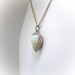 Antique Opal Diamond Locket Victorian 1890's Rose Cut Charm Birthstone Push Present Necklace Pendant Platinum 18k Gold 16' Inch Chain