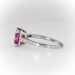 Art Deco Natural Pink 2.23ct t.w. Sapphire & Diamond Ring Platinum