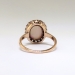 Antique Natural Crystal Opal and Old Cut Diamond Ring 14K