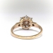 Antique Diamond Daisy Ring in 14K and Platinum