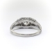 Art Deco 9 Diamond Engagement Ring Platinum