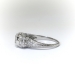 Art Deco 1.53ctw Old European Cut Diamond Engagement Ring Platinum