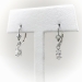 Vintage .60ct t.w. Marquise Cut Diamond Drop Lever Back Earrings 14k White Gold