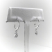 Vintage .60ct t.w. Marquise Cut Diamond Drop Lever Back Earrings 14k White Gold