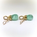 Estate 40.69ct t.w. Carved Emerald Diamond Pineapple Statement Earrings 18K 14k Yellow Gold