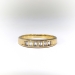 Estate Channel Set Diamond Baguette Band 14K Yellow Gold