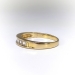 Estate Channel Set Diamond Baguette Band 14K Yellow Gold