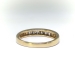 Estate Channel Set Diamond Baguette Band 14K Yellow Gold