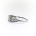 Vintage 1950's Engagement Ring .78ct t.w. Old European Cut Diamond Filigree Ring 14k White Gold