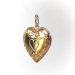 Antique Art Nouveau Repousse Heart Locket 10K