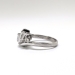 Vintage 1950's CarrÃƒÂ© Cut Diamond Retro Cocktail Anniversary Ring Platinum