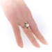 Antique Edwardian Pearl and Diamond Bypass Ring 14K Platinum