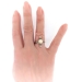 Antique Edwardian Pearl and Diamond Bypass Ring 14K Platinum