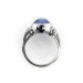 Estate Star Sapphire and Diamond Ring Platinum