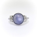 Estate Star Sapphire and Diamond Ring Platinum