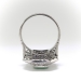 Vintage 2.79ct.tw. Emerald Cut Emerald Double Halo Diamond Ring Platinum