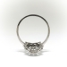 Art Deco .52ctw. Diamond Navette Cocktail Ring Platinum