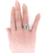 Art Deco 2.22ct. Marquise Aquamarine Filigree Ring 14K