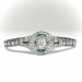 Art Deco 6.93ct.tw. Diamond Emerald Platinum Bracelet 6.5' Wrist